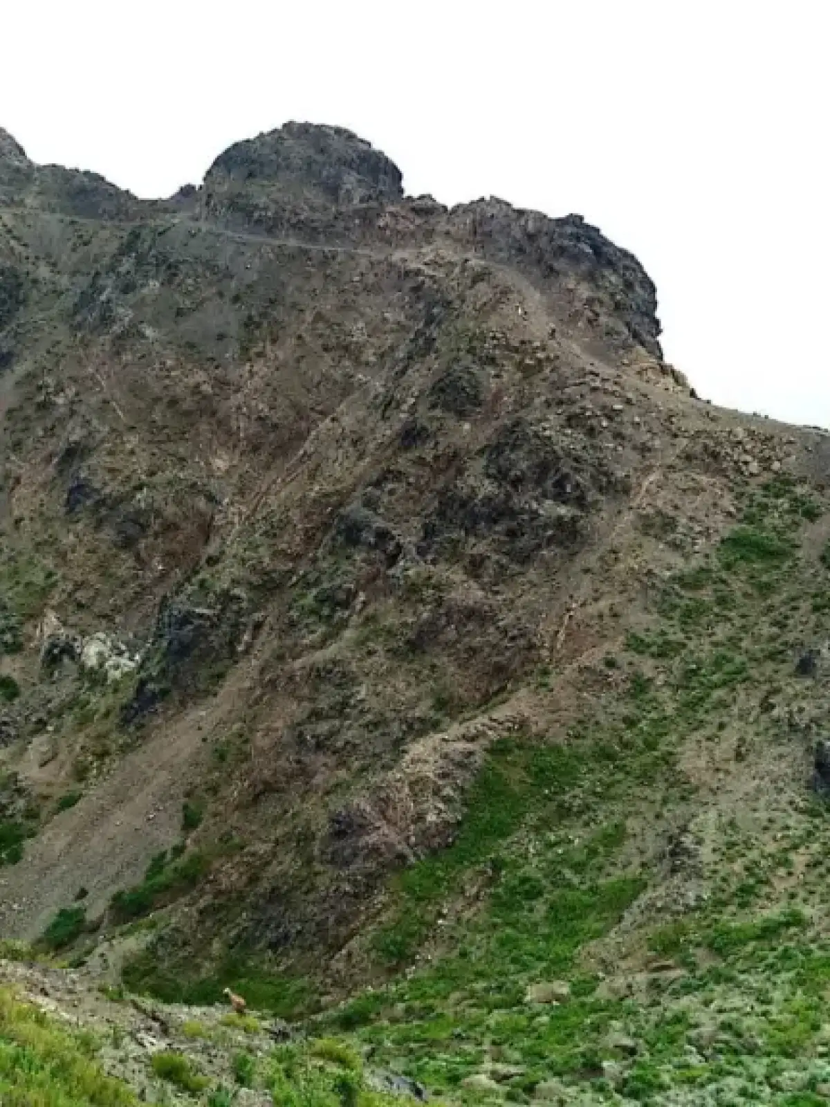 مشهد مرعب لسقوط سيارة في حادث مروع من قمة جبل في اليمن