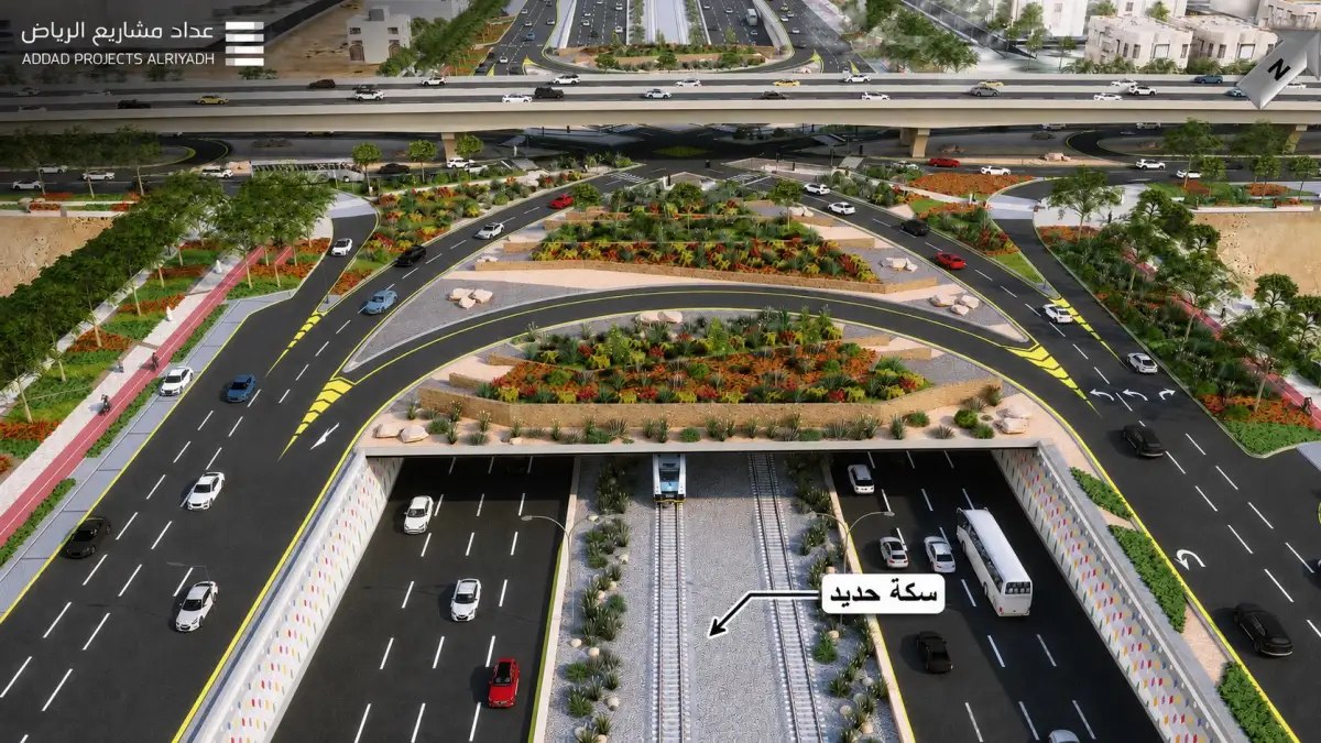 على طريق الشيخ جابر.. مشروع قطار جديد في الرياض ضمن اعمال التطوير الجارية حالياً